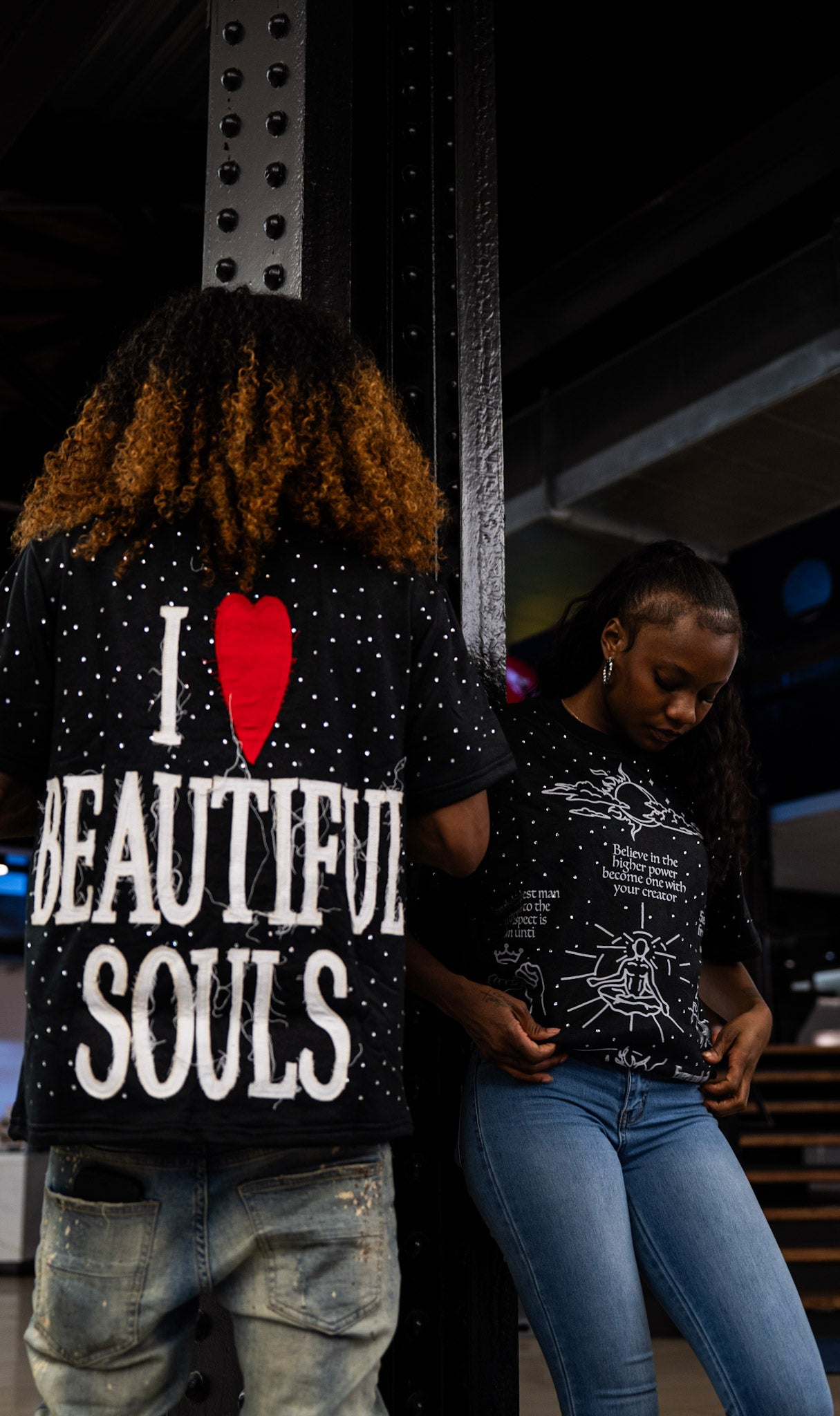 I ❤️ BEAUTIFULSOULS w/Rhinestones